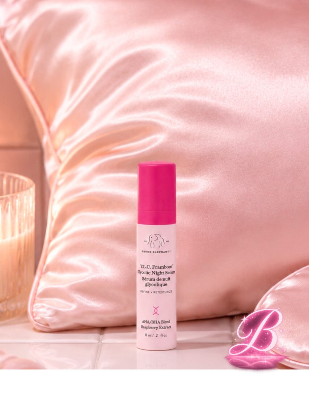 Drunk Elephant T.L.C. Framboos™ Glycolic Night Serum - Deluxe MINI Size